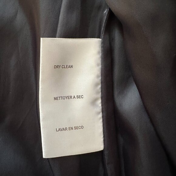 Michael Kors Pea Coat Womens 4 Double Breast Navy Blue Wool Polyester - Picture 14 of 14